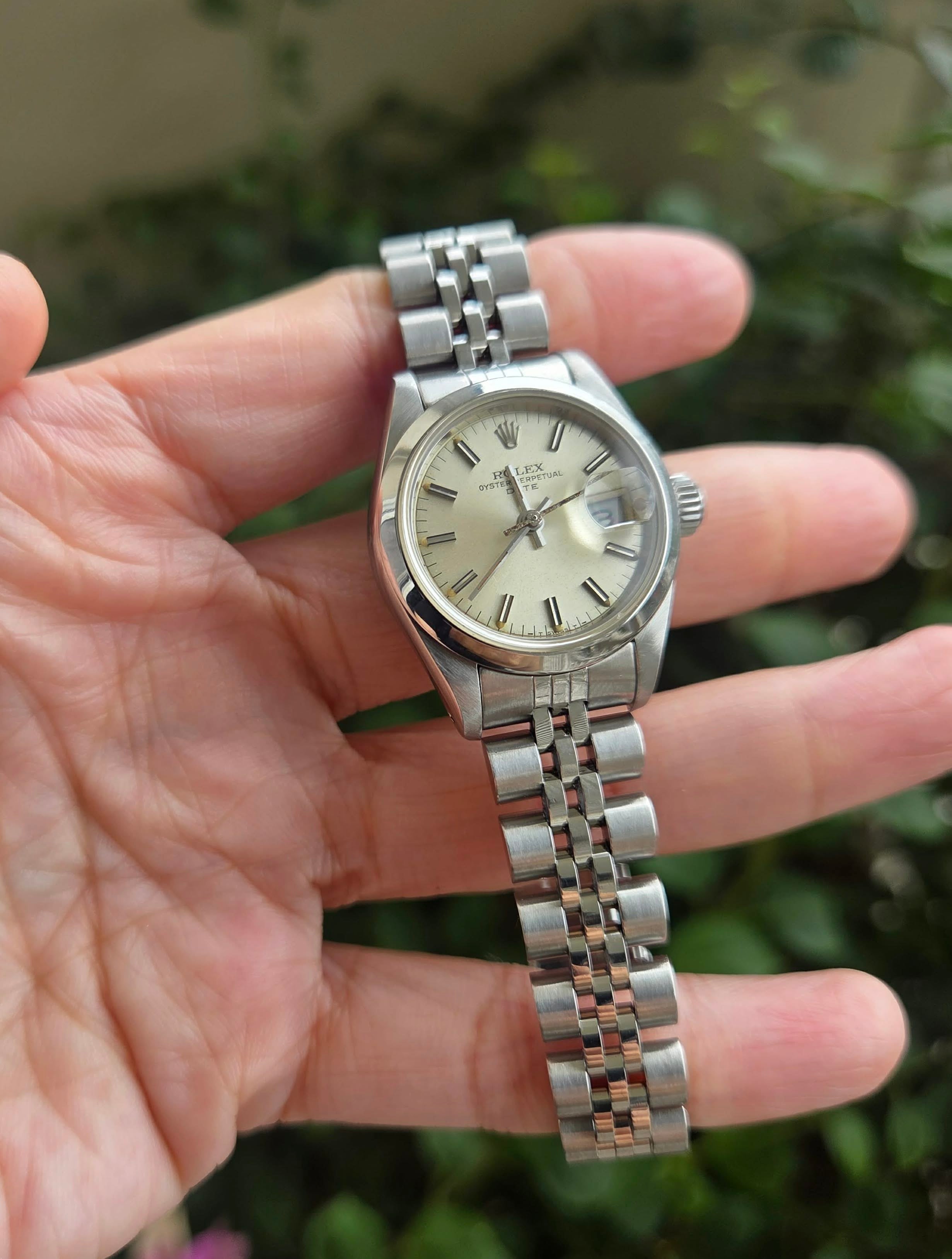 Rolex Lady Date 26mm Silver Dial Ref 69160