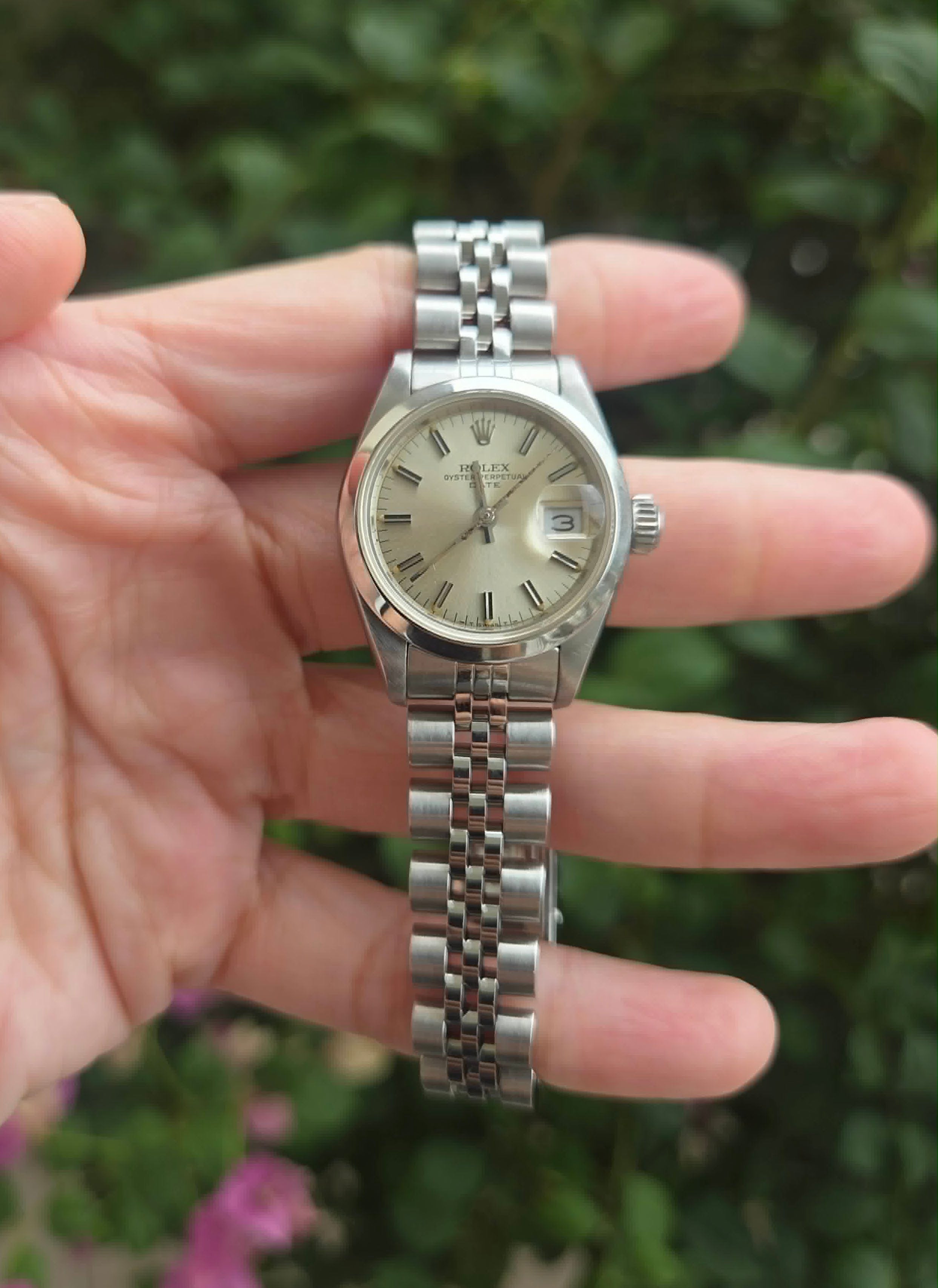 Rolex Lady Date 26mm Silver Dial Ref 69160