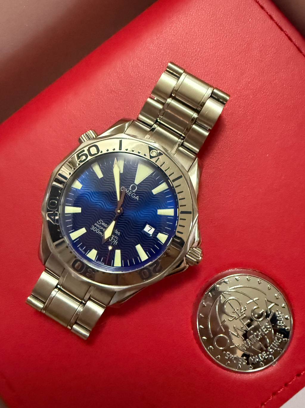 Omega Seamaster Electric Blue Quartz 41mm