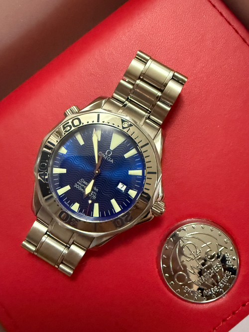 Omega Seamaster Electric Blue Quartz 41mm