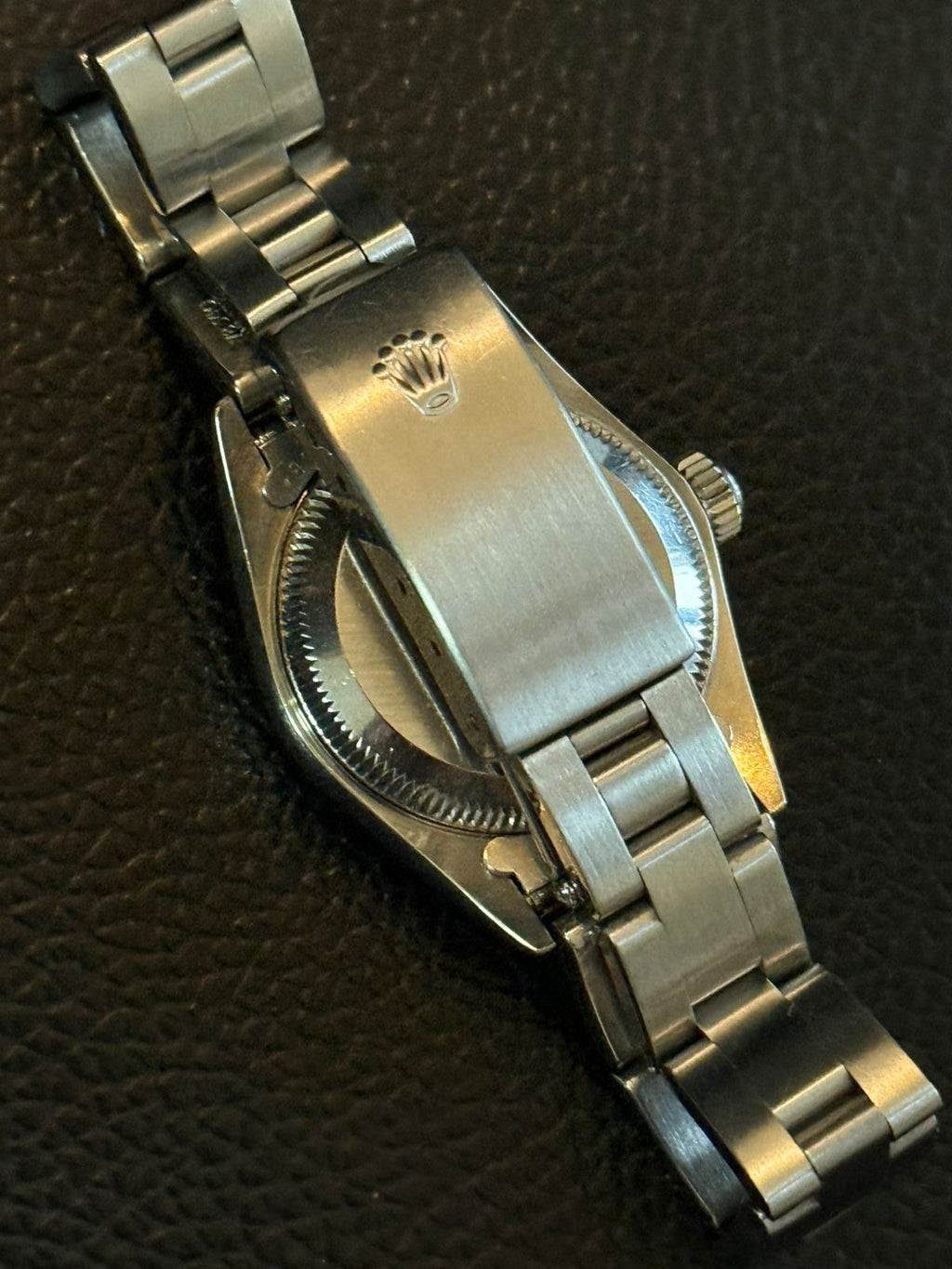 Rolex Lady Oyster Perpetual 26mm Blue Dial Ref 67194