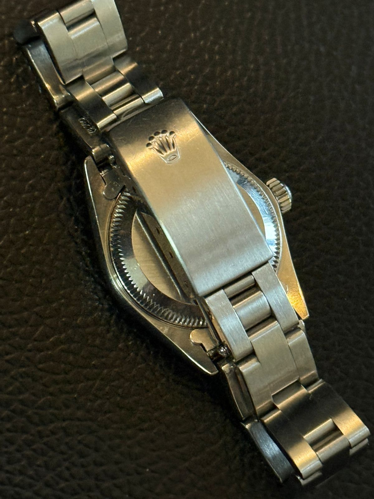 Rolex Lady Oyster Perpetual 26mm Blue Dial Ref 67194