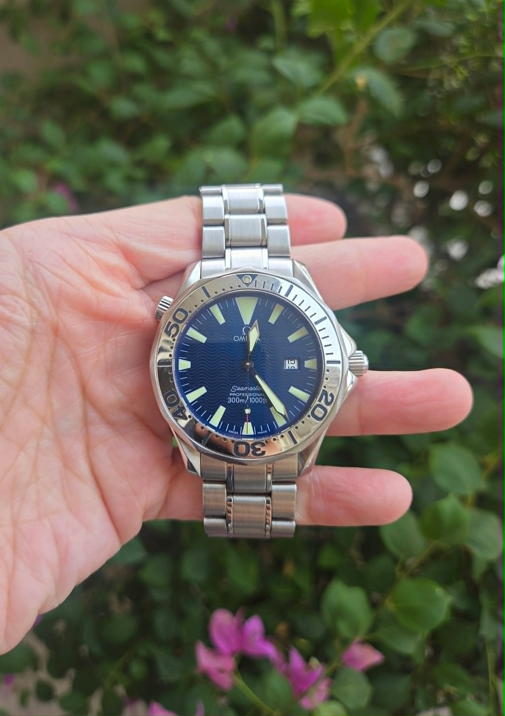 Omega Seamaster Electric Blue Quartz 41mm