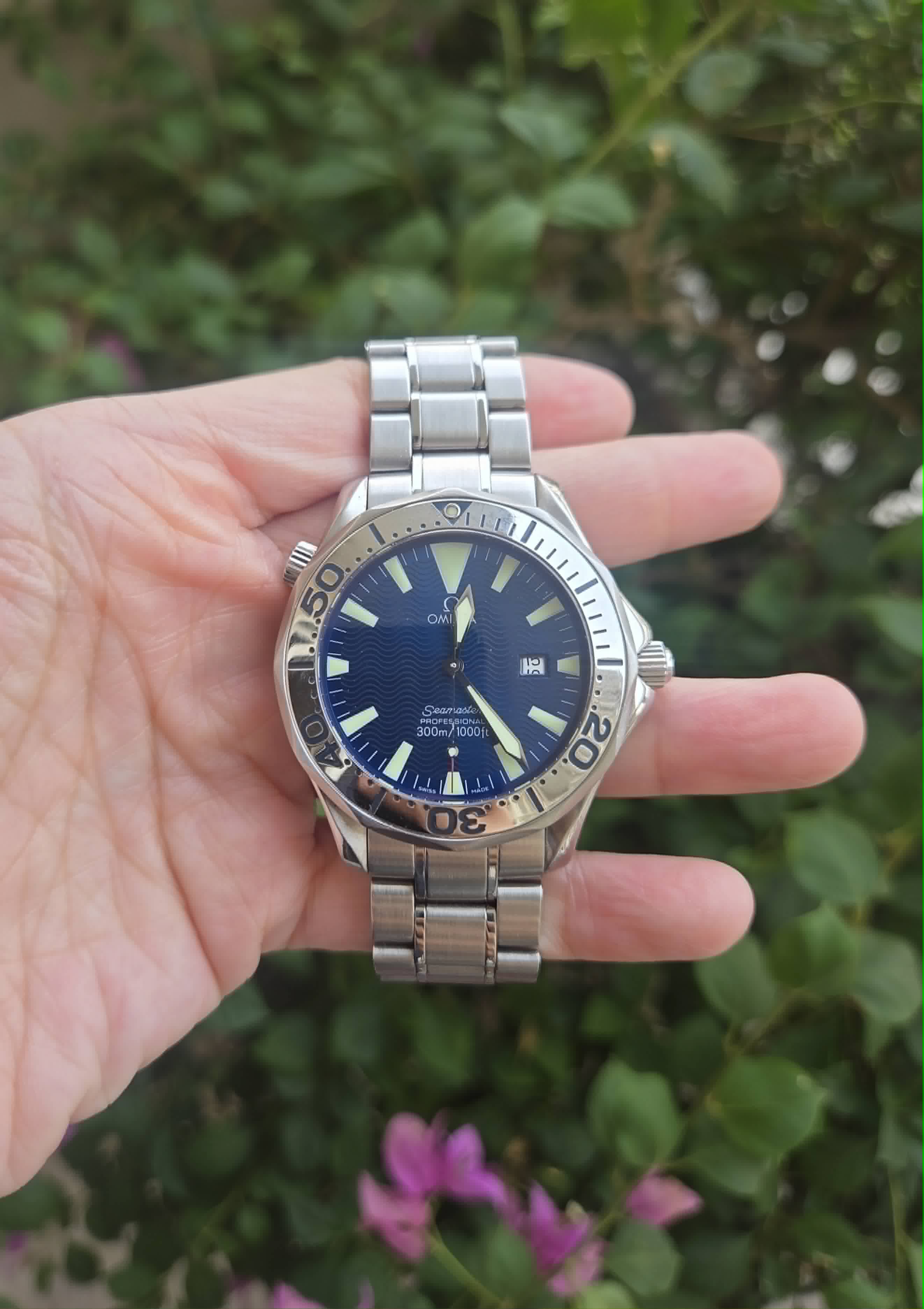 Omega Seamaster Electric Blue Quartz 41mm