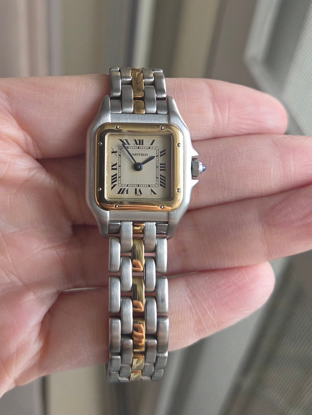 Cartier Panthere Quartz 2 Tone Single row