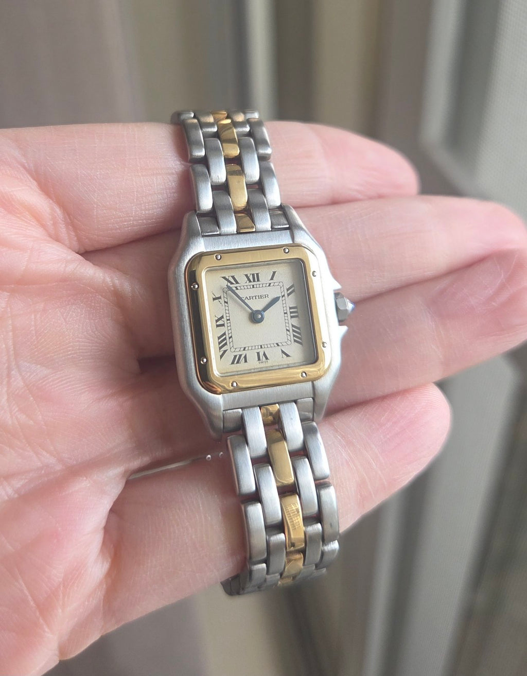 Cartier Panthere Quartz 2 Tone Single row