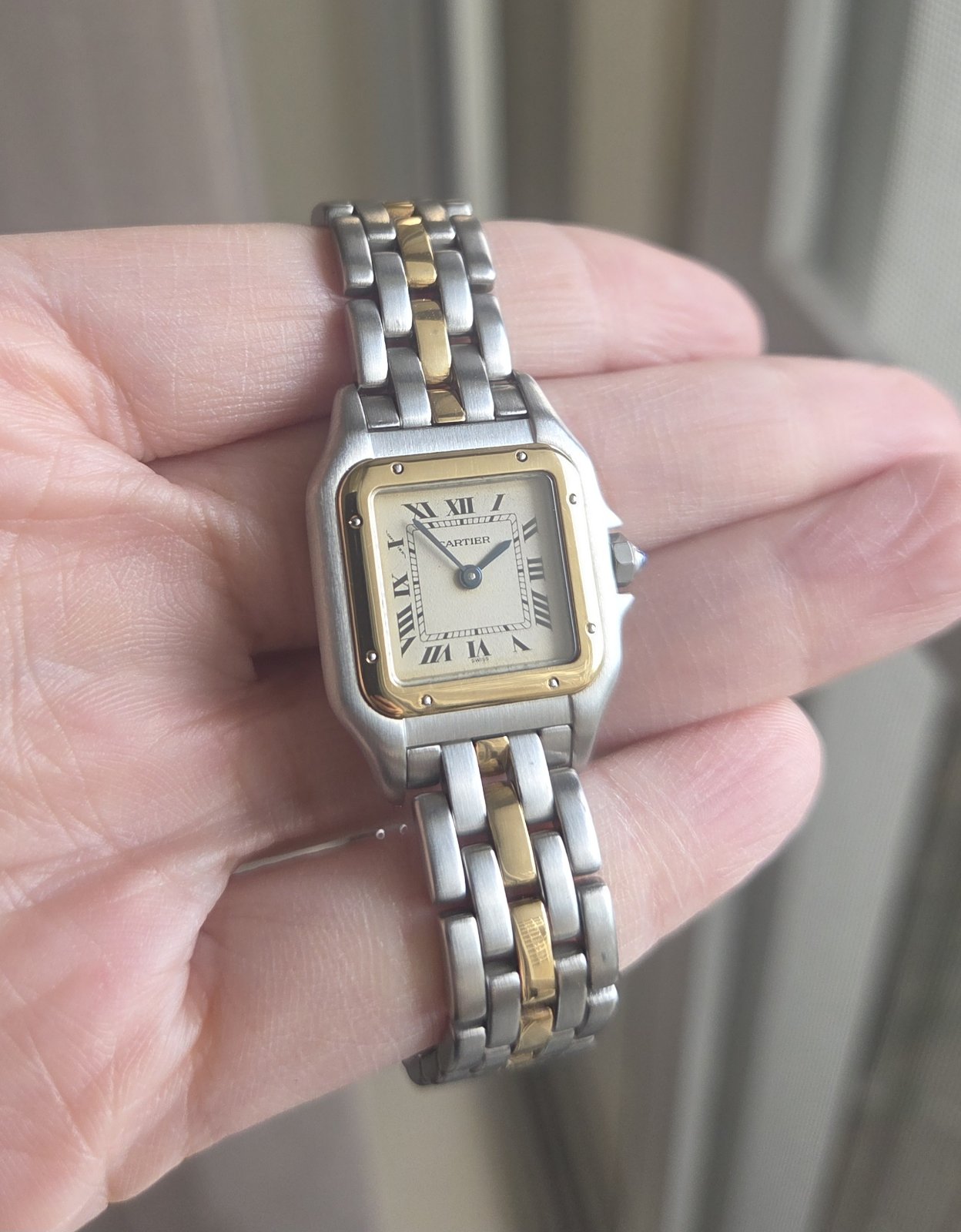 Cartier Panthere Quartz 2 Tone Single row