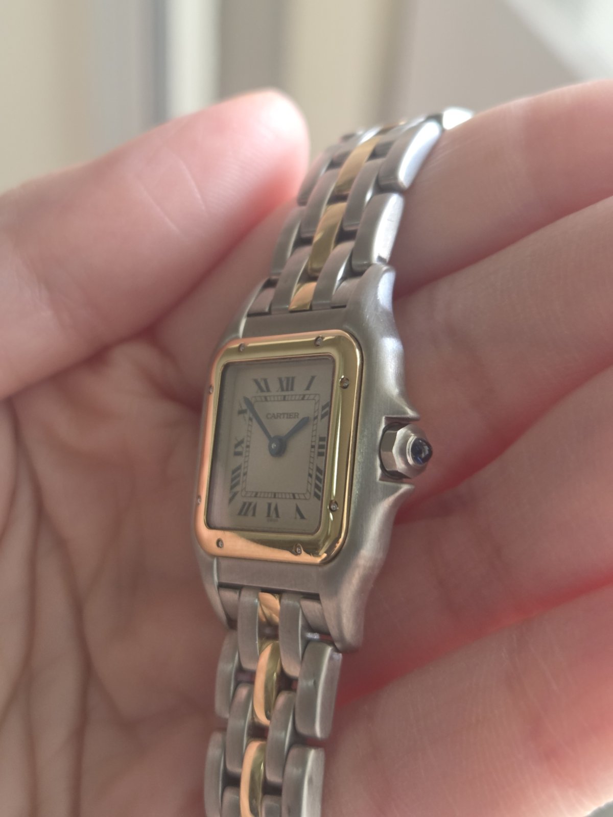 Cartier Panthere Quartz 2 Tone Single row