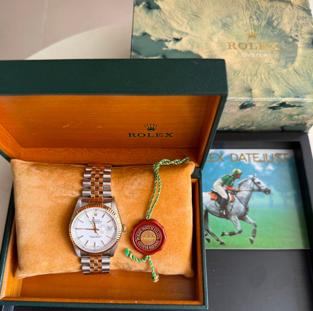 Rolex Datejust 36mm White Dial Ref 16233