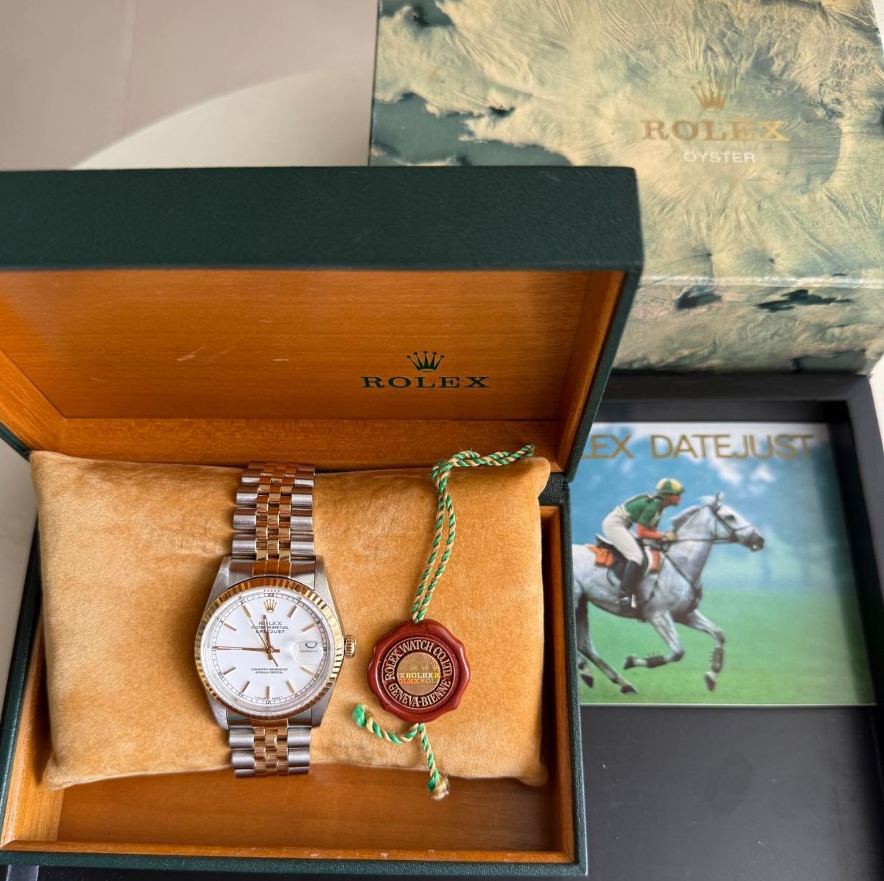 Rolex Datejust 36mm White Dial Ref 16233