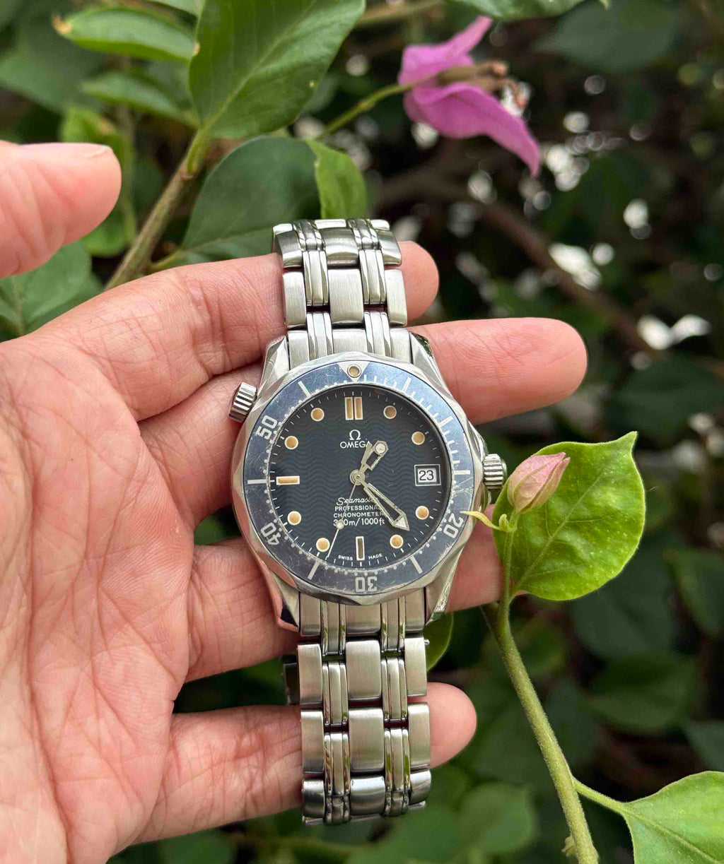 Omega Seamaster “Ghost Bezel” Rugged 36mm Mid size Automatic