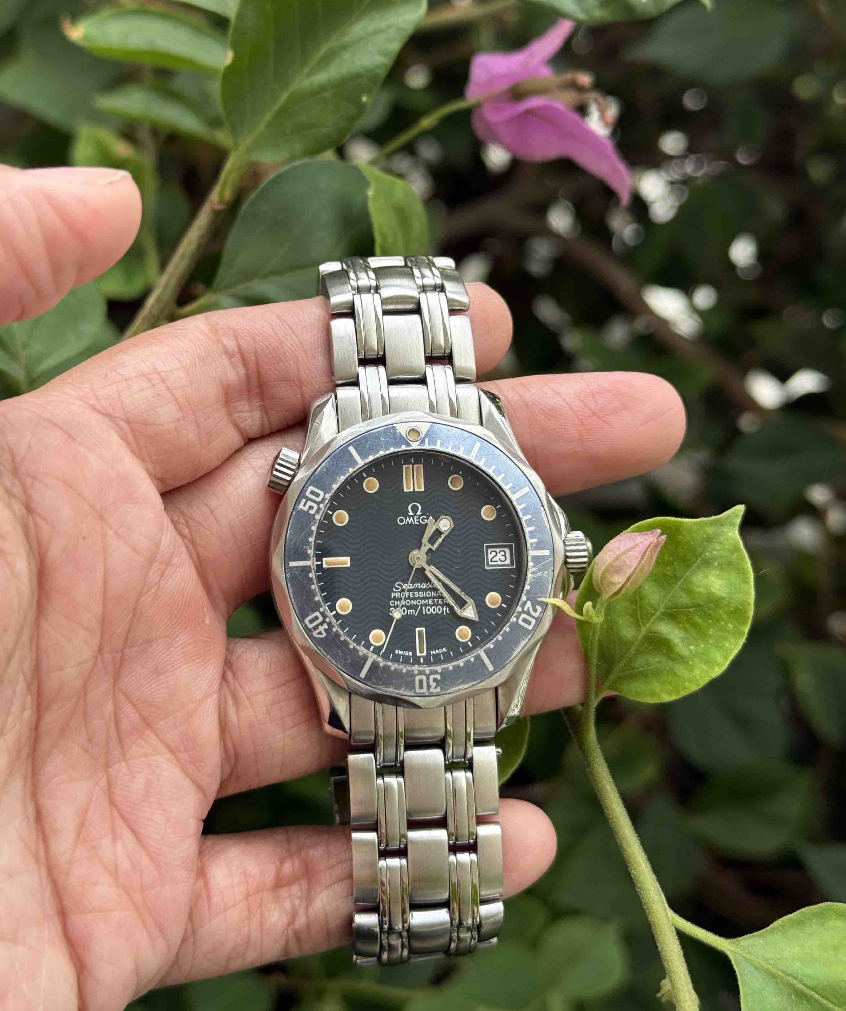Omega Seamaster “Ghost Bezel” Rugged 36mm Mid size Automatic