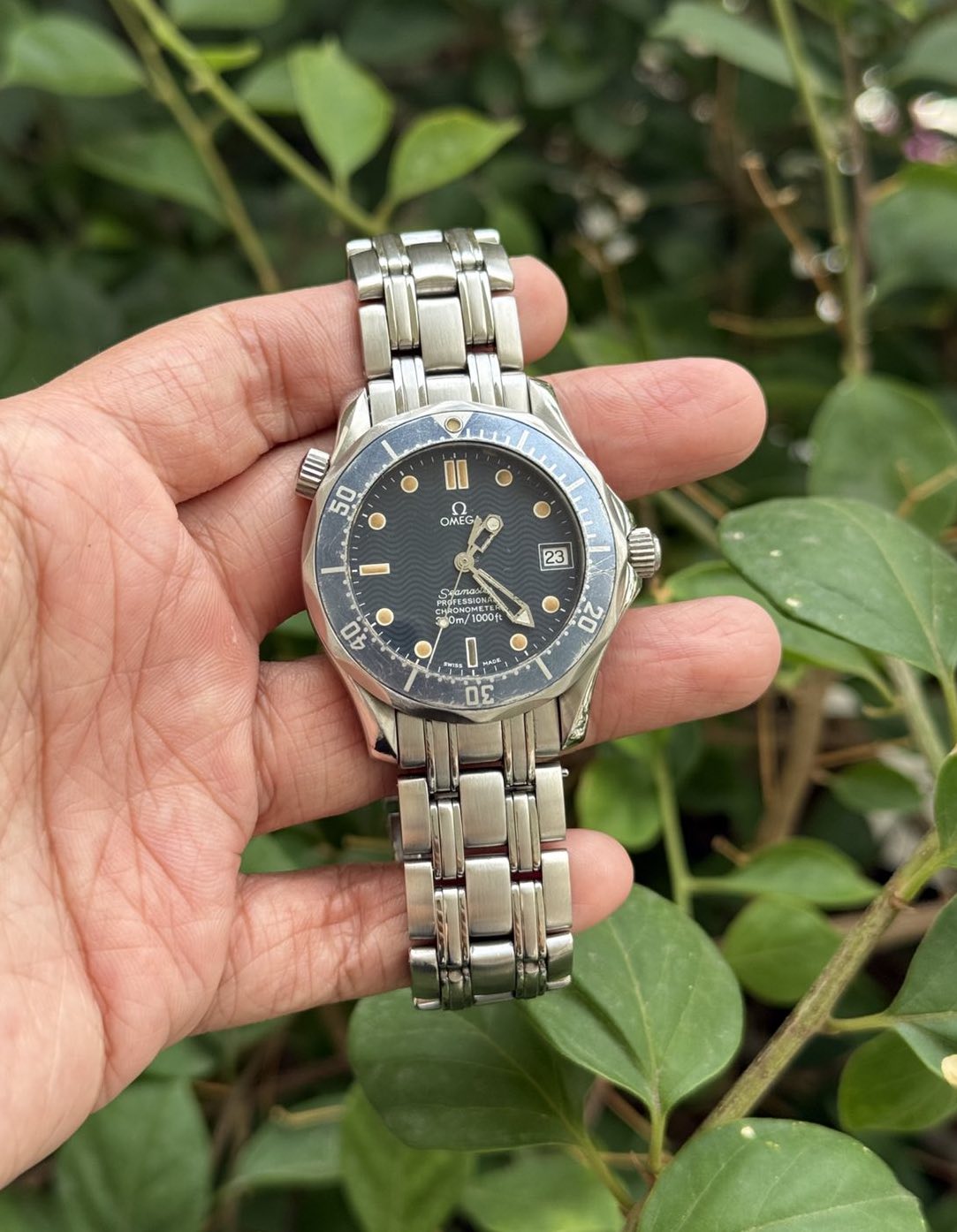 Omega Seamaster “Ghost Bezel” Rugged 36mm Mid size Automatic
