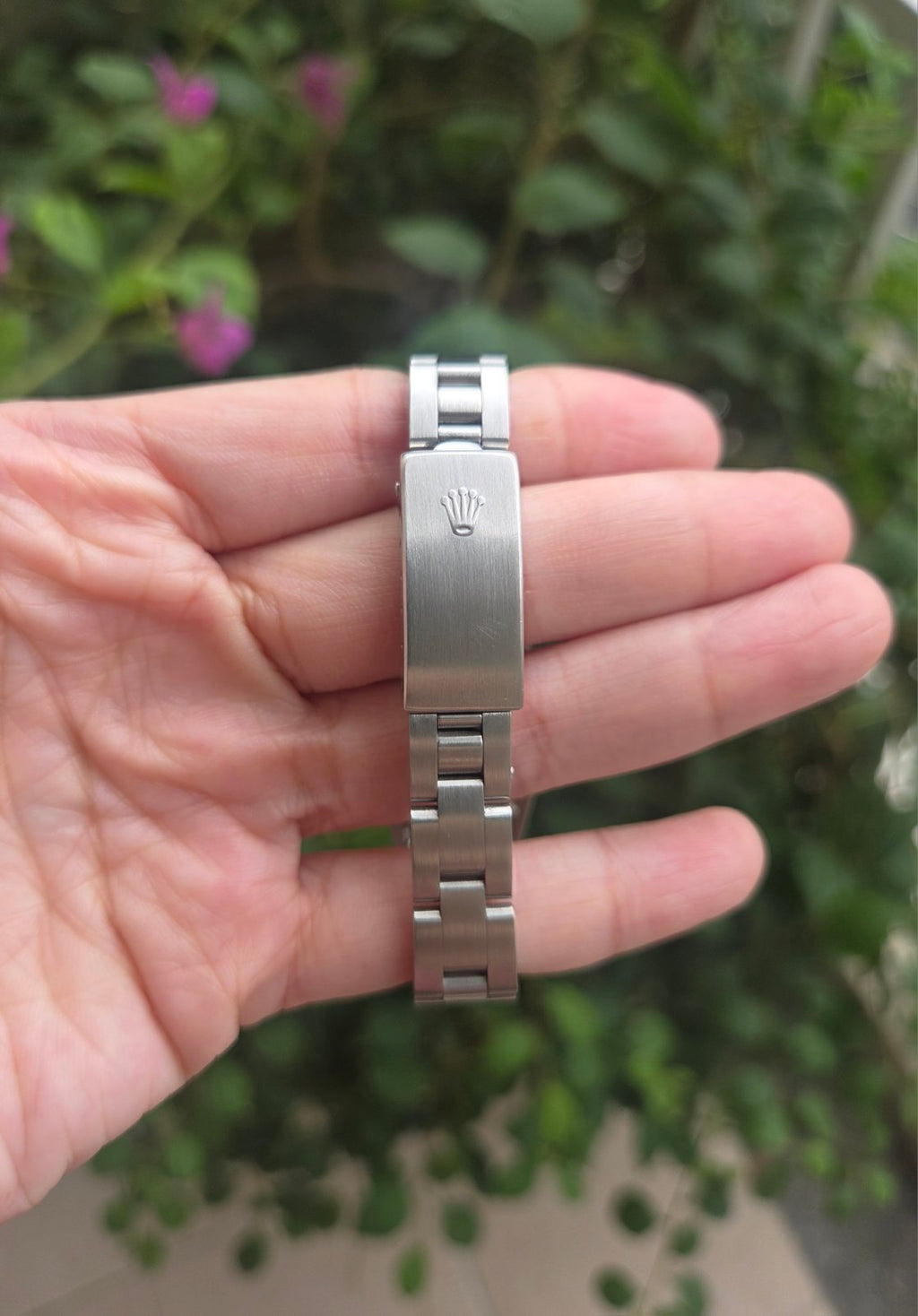 Rolex Lady Oyster Perpetual 26mm Blue Dial Ref 67194