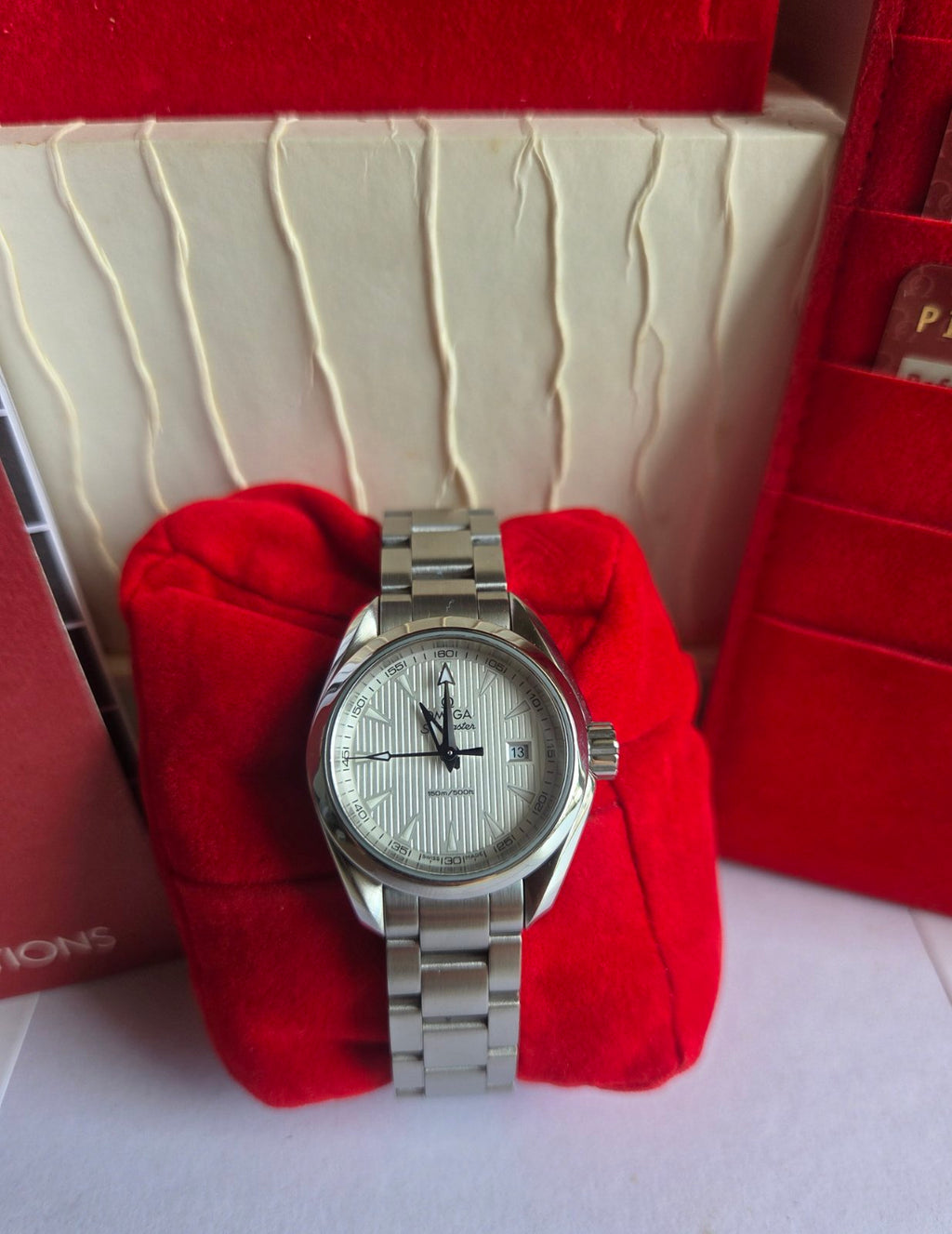 Omega Aqua Terra Seamaster 30mm Lady Size Full Set