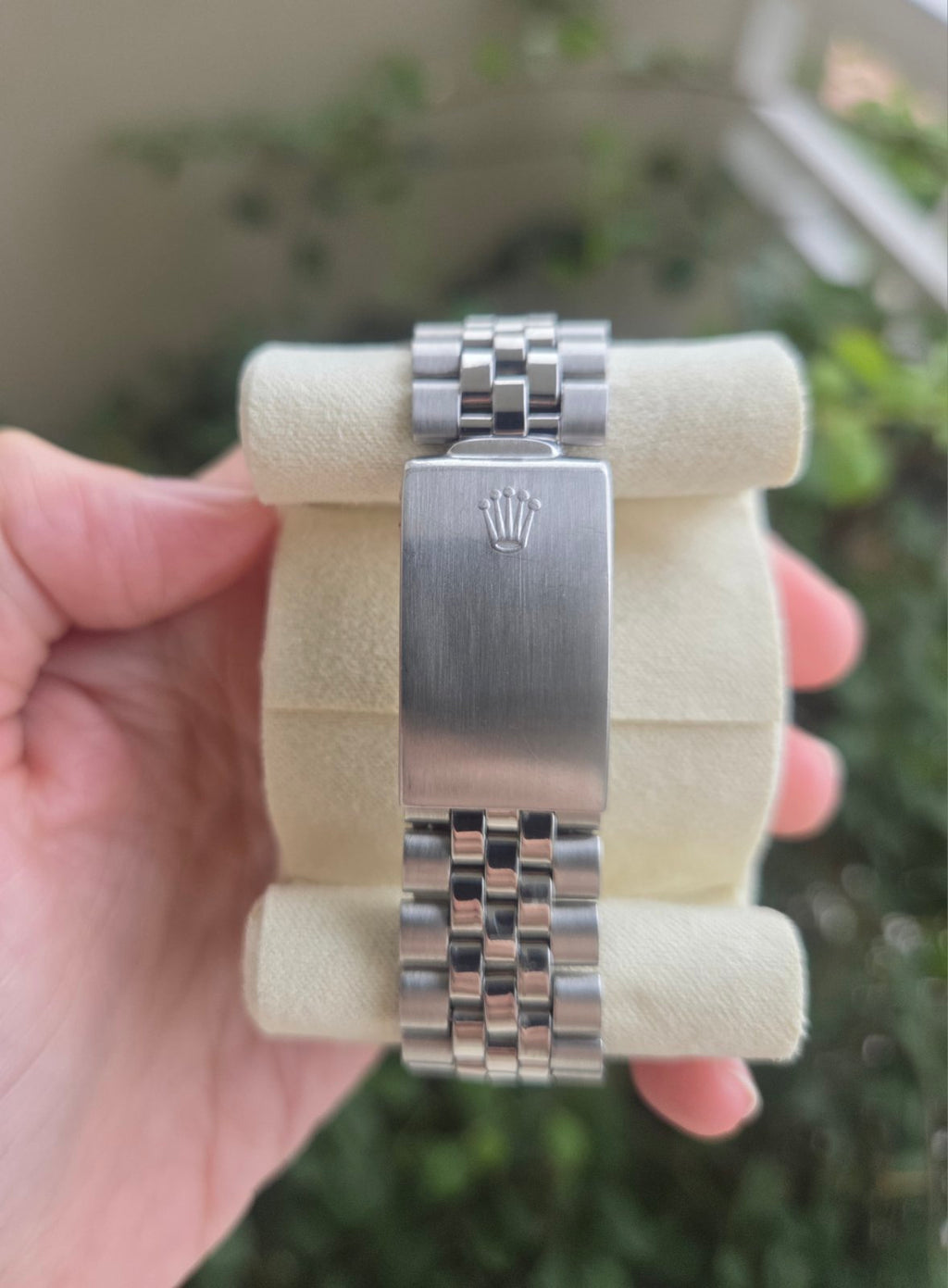 Rolex Datejust 36mm Rare Pie Pan Silver Dial Ref 1601