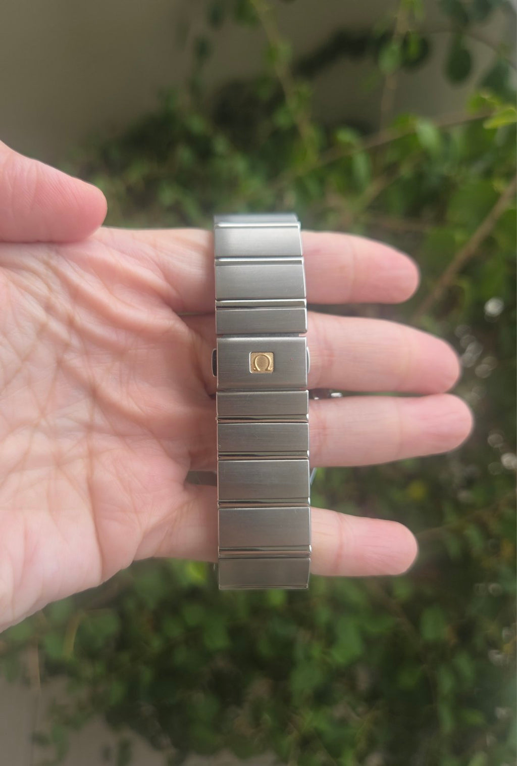 Omega Constellation Automatic Co-Axial 38mm Black Grid Dial Full Set