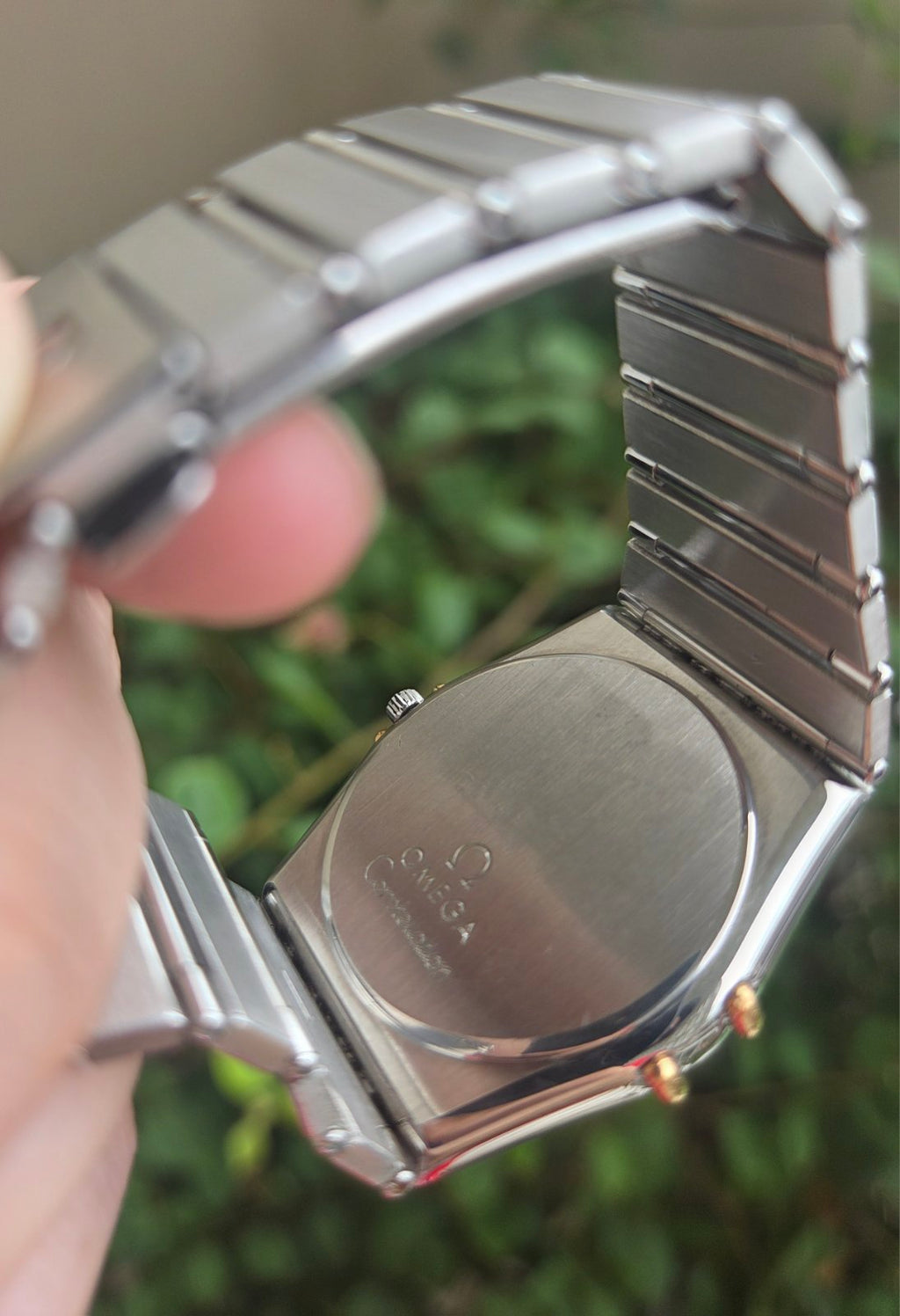 Omega Constellation Two Tone Gold Bezel and Dial Quartz 35mm