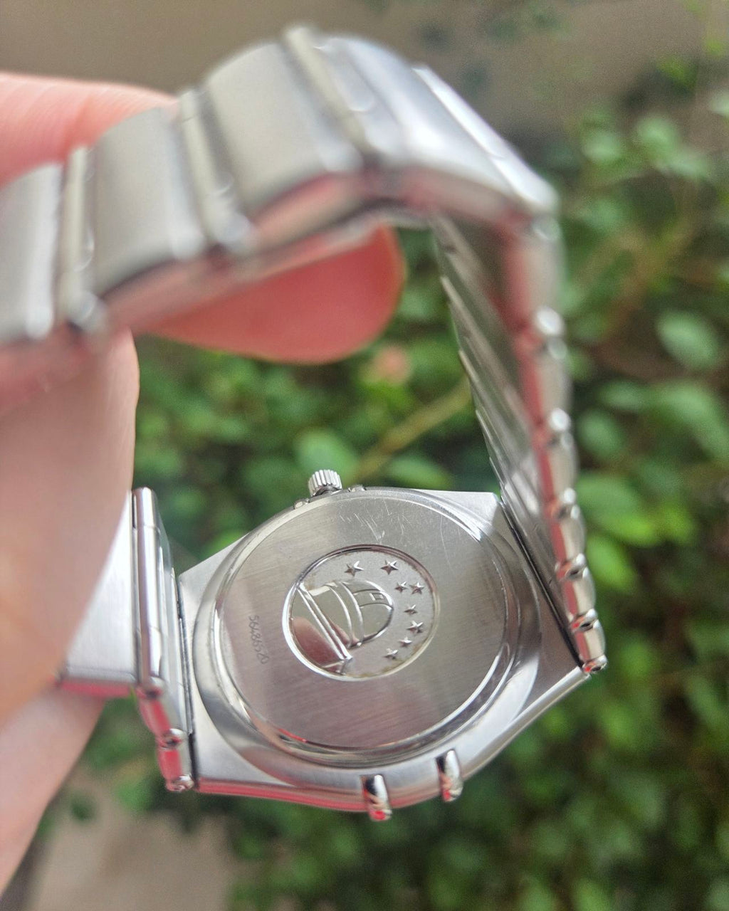 Omega Constellation Textured Gray Dial Quartz 33mm