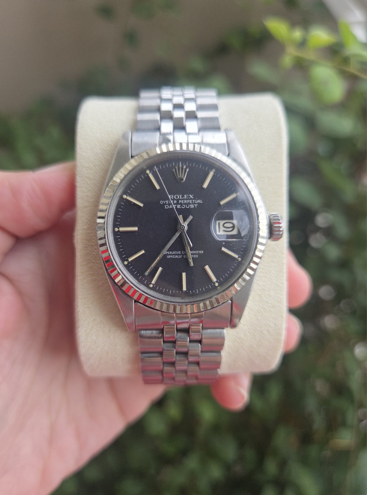 Rolex Datejust 36mm Black Dial Ref 1601