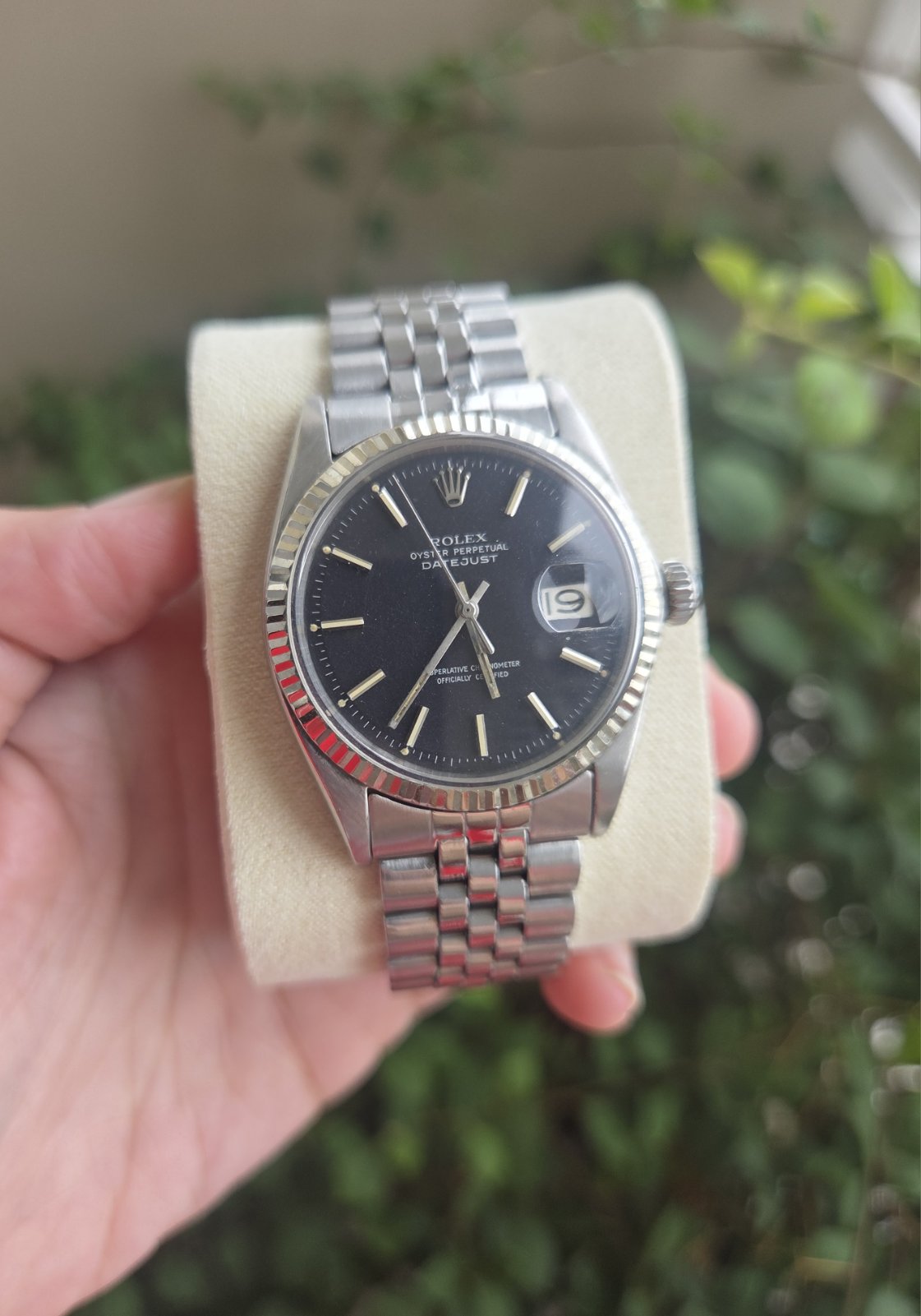 Rolex Datejust 36mm Black Dial Ref 1601