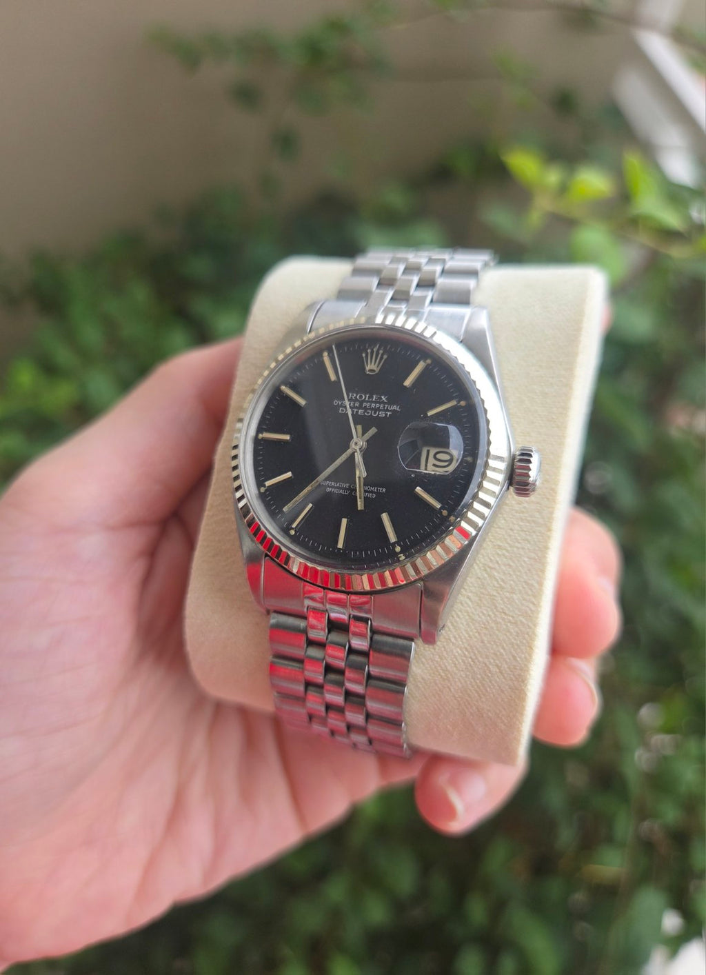 Rolex Datejust 36mm Black Dial Ref 1601