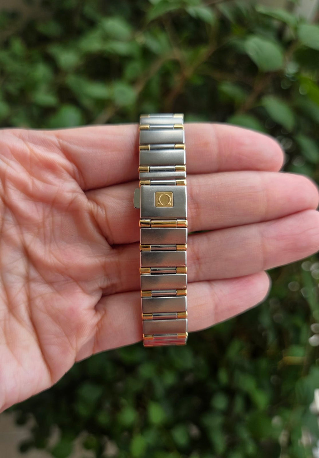 Omega Constellation 2 Tone Quartz 18k Gold Dial 24mm