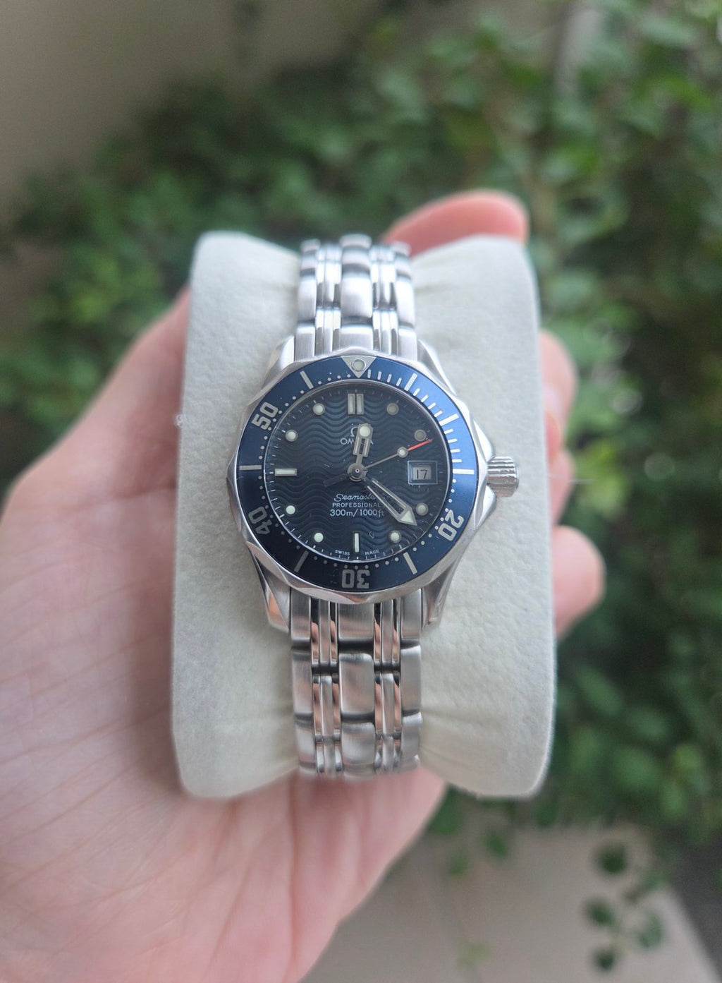 Omega Ladies Seamaster Diver Blue Watch 29mm