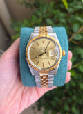 Rolex Datejust 36mm Champagne Dial Ref 16013