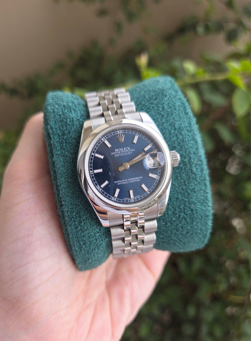 Rolex Datejust 31mm Rare Blue Dial Super Jubilee Ref 178240
