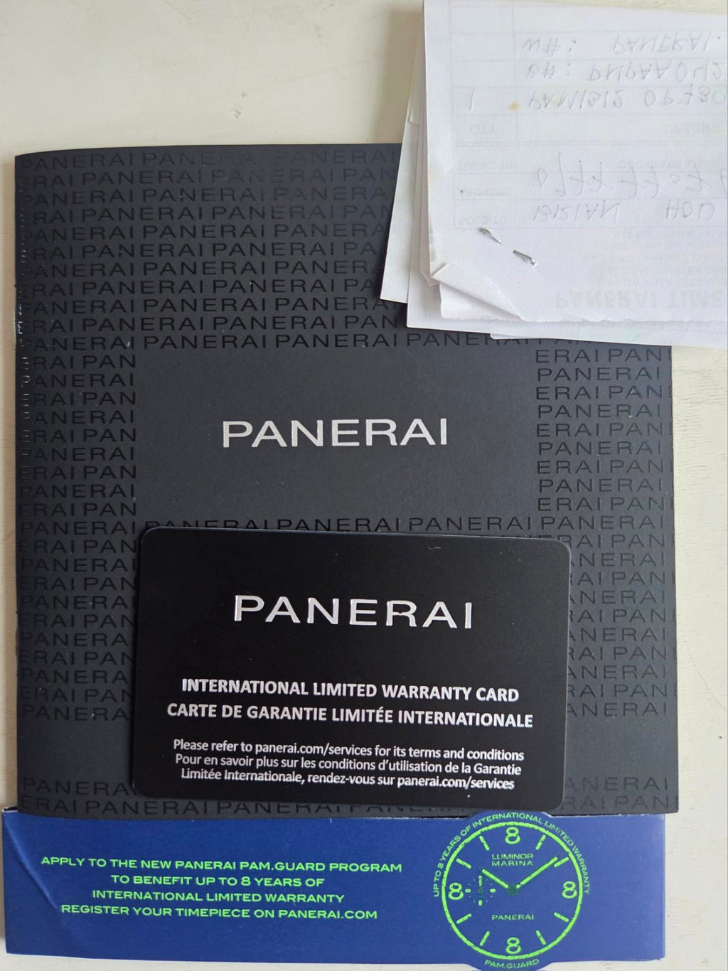 Panerai Luminor 44mm PAM 1312 Black Dial Complete Set