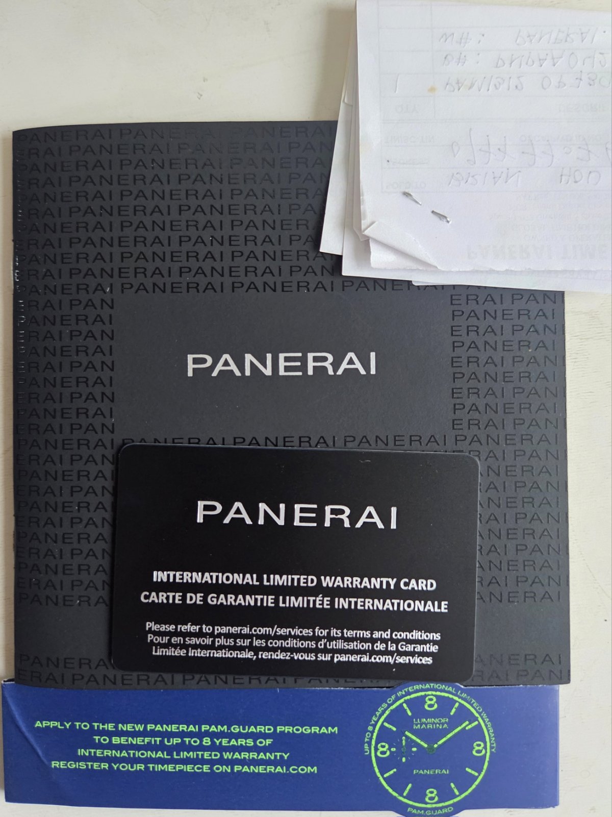 Panerai Luminor 44mm PAM 1312 Black Dial Complete Set