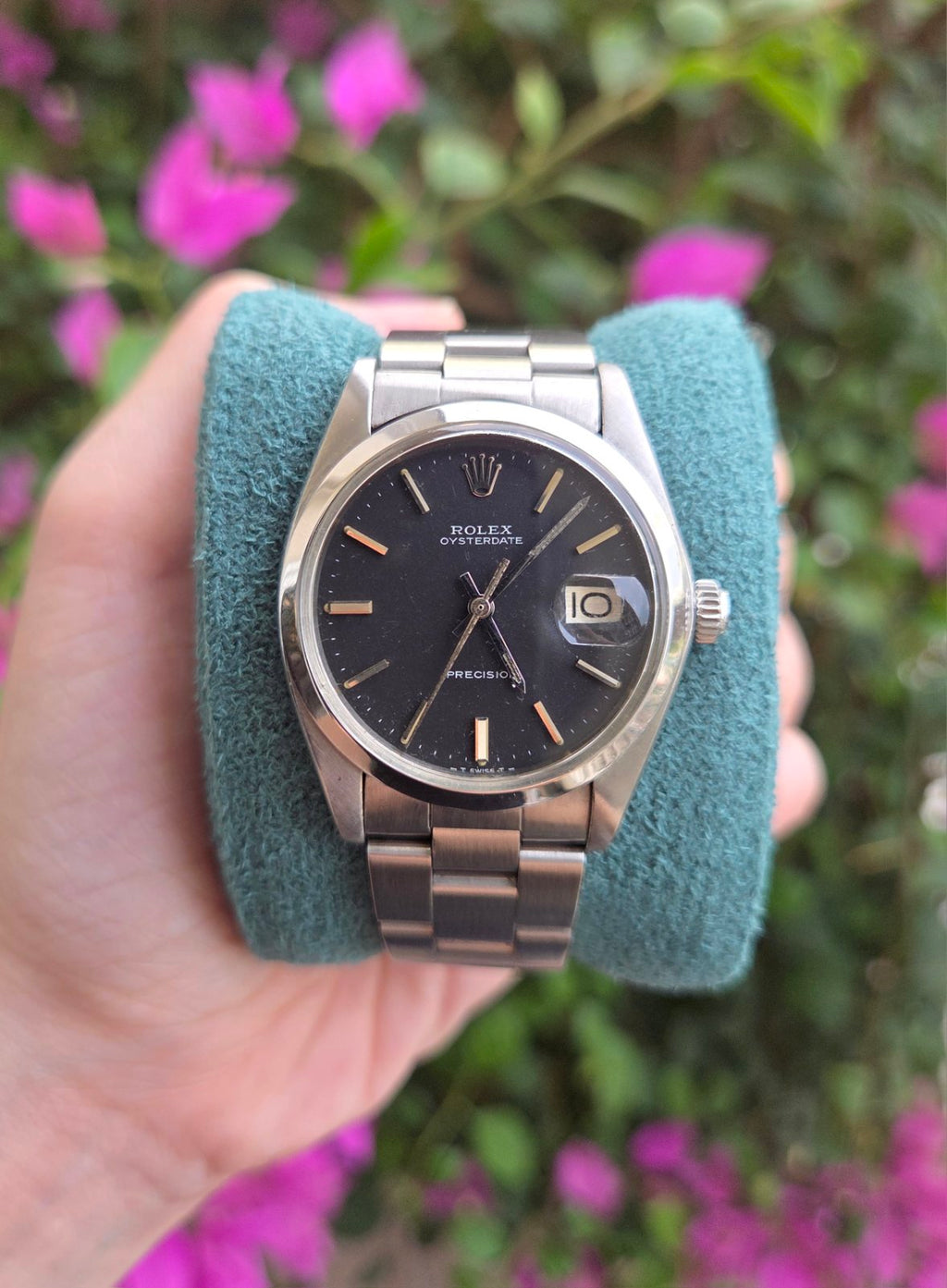 Rolex Precision 34mm Black Dial Ref 6694