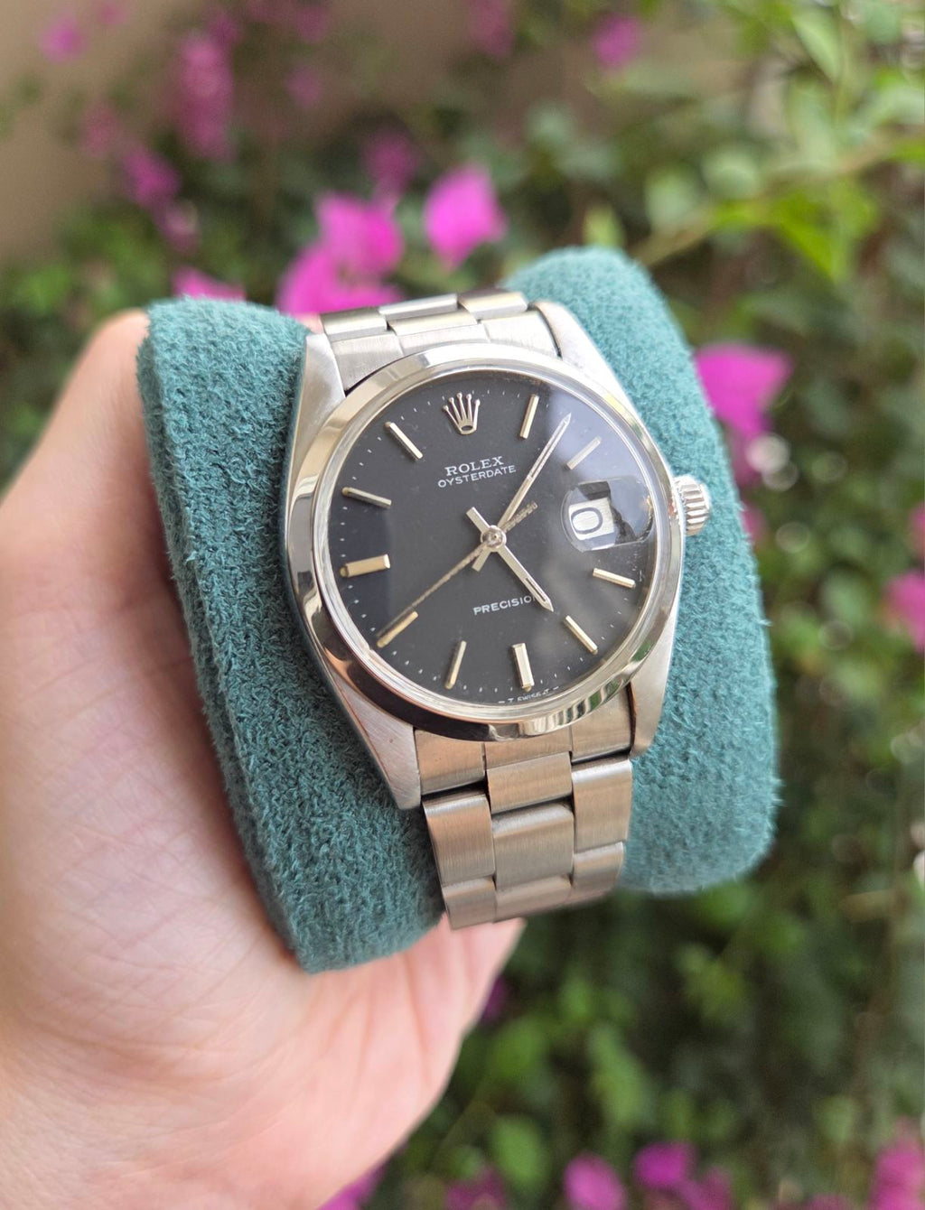 Rolex Precision 34mm Black Dial Ref 6694