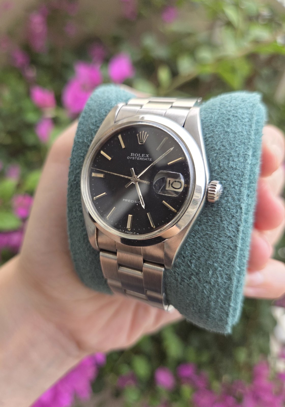 Rolex Precision 34mm Black Dial Ref 6694